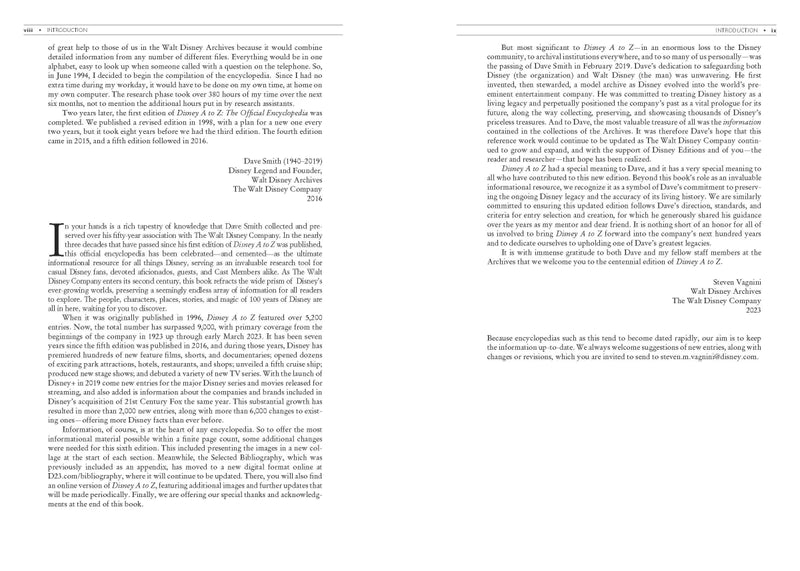 Disney A to Z: The Official Encyclopedia, Sixth Edition US - Hardback