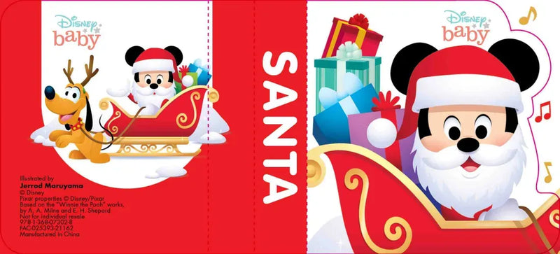 Disney Baby: Santa, Stockings, Snow US - Board book