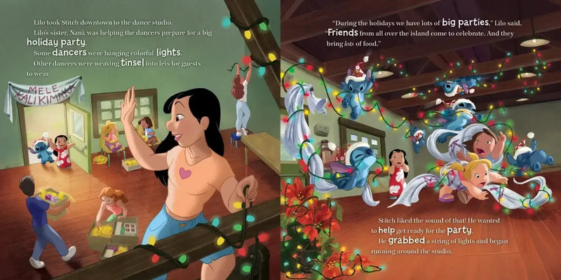 Holiday Mischief with Stitch US - Hardback