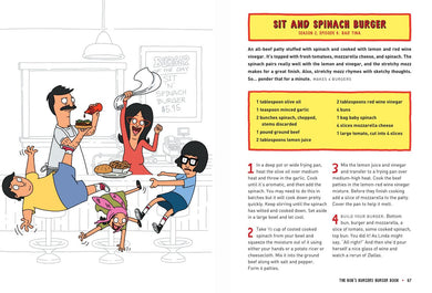 The Bob's Burgers Burger Book US - Hardback