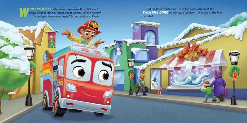 Firebuds: The Christmas Car-Sled Race US - Paperback / softback