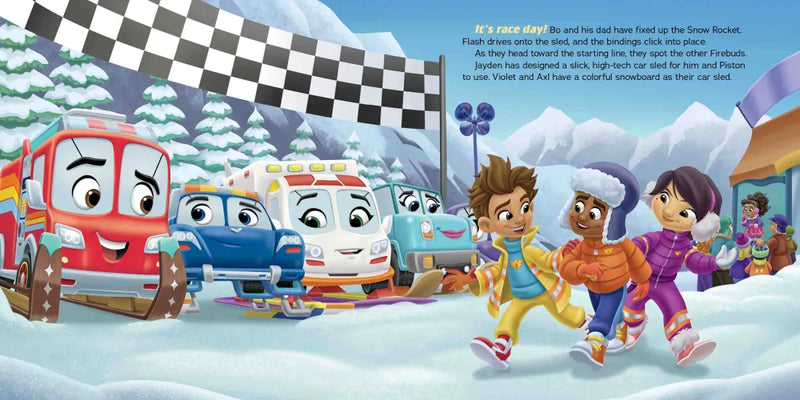 Firebuds: The Christmas Car-Sled Race US - Paperback / softback