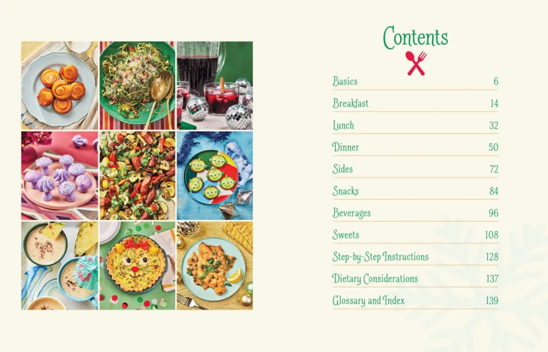 The Disney Christmas Cookbook US - Hardback
