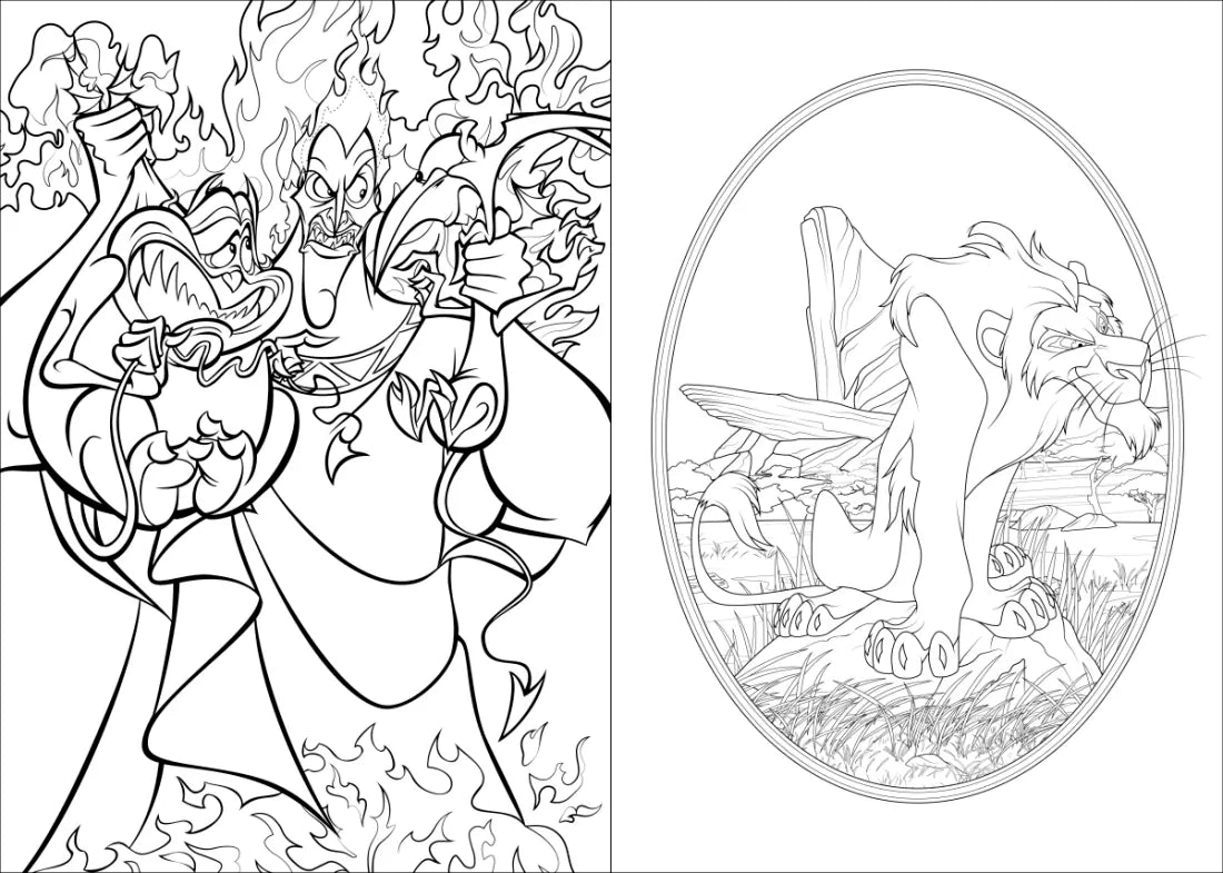 Art of Coloring: Disney Villains US - Paperback / softback