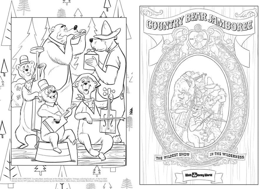 Art of Coloring: Walt Disney World US - Paperback / softback