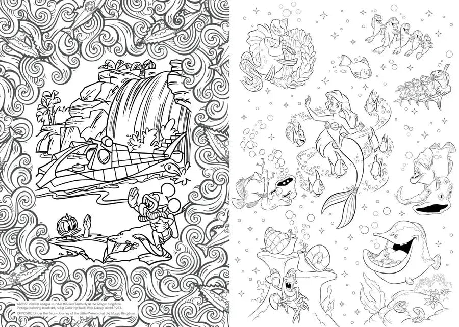 Art of Coloring: Walt Disney World US - Paperback / softback
