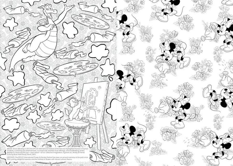 Art of Coloring: Walt Disney World US - Paperback / softback