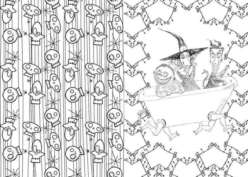 Art of Coloring: Disney Tim Burton's The Nightmare Before Christmas US - Paperback / softback