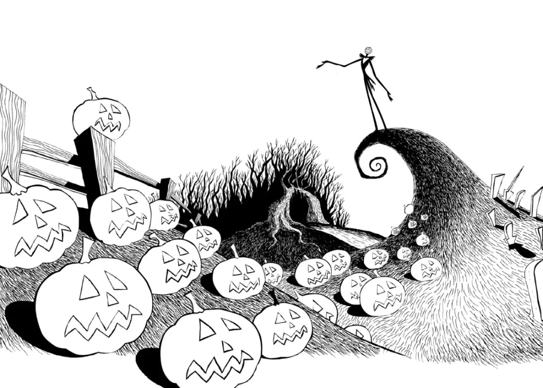 Art of Coloring: Disney Tim Burton's The Nightmare Before Christmas US - Paperback / softback