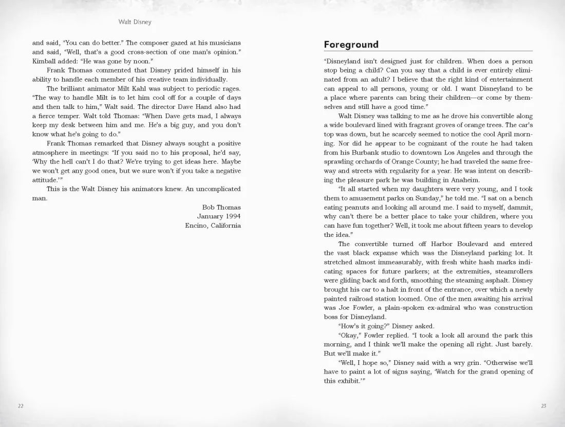 Walt Disney: an American Original, Commemorative Edition US - Hardback