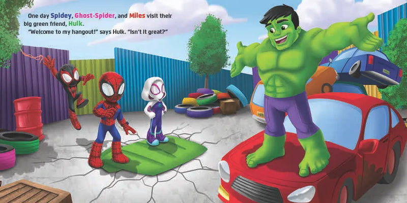 Spidey and His Amazing Friends: A Little Hulk Trouble US - Board book