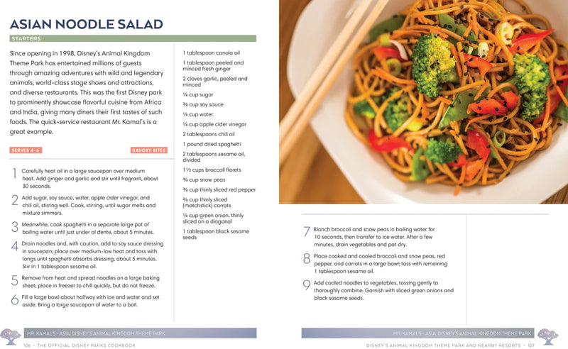 The Official Disney Parks Cookbook US - Hardback