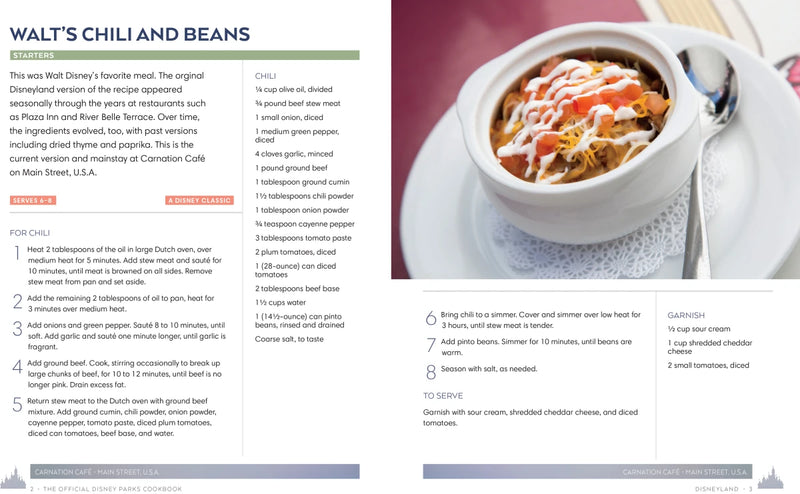 The Official Disney Parks Cookbook US - Hardback