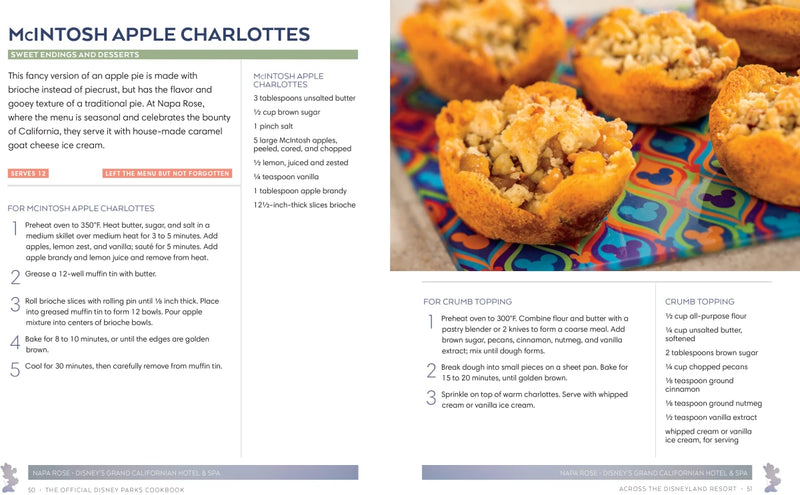 The Official Disney Parks Cookbook US - Hardback