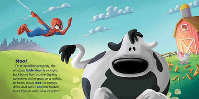 Marvel Beginnings: Spider Man Goes to the Farm US - Board book