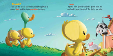 Marvel Beginnings: Spider Man Goes to the Farm US - Board book