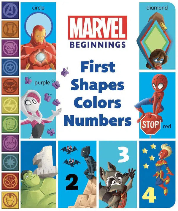 Marvel Beginnings: First Shapes, Colors, Numbers-Children’s / Teenage fiction: General, modern and contemporary fiction-買書書 BuyBookBook
