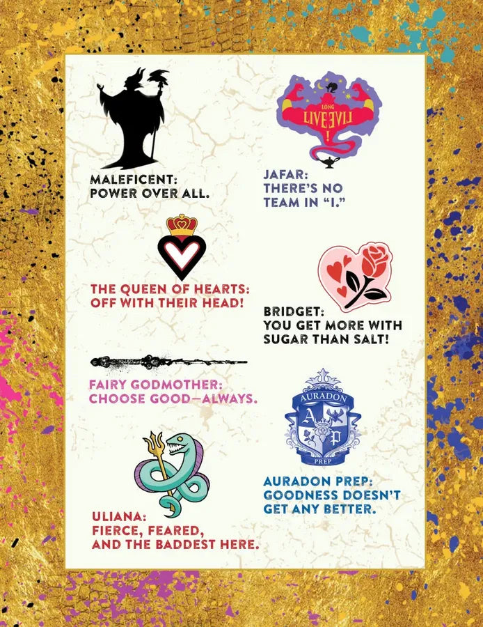 Descendants: The World of Auradon: Royals and Villains US - Hardback