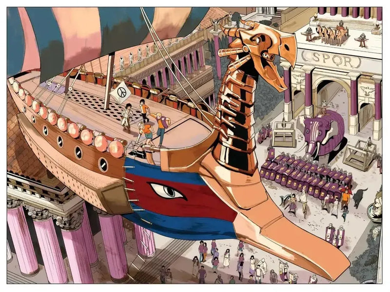 The Heroes of Olympus, Book Three: The Mark of Athena: The Graphic Novel US - Paperback / softback