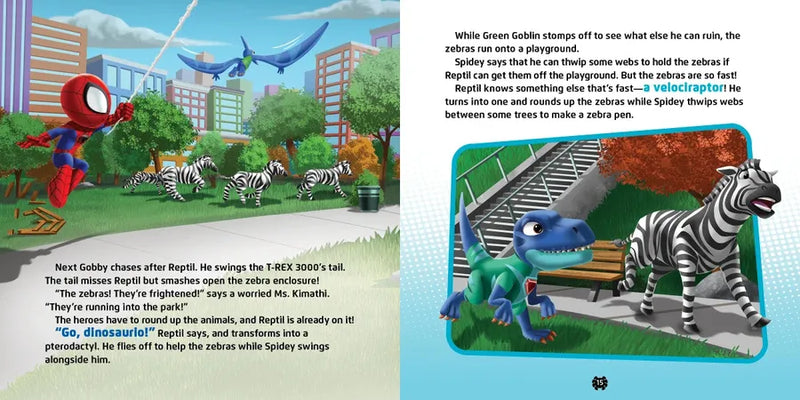 Spidey and His Amazing Friends: Dino Disaster US - Paperback / softback