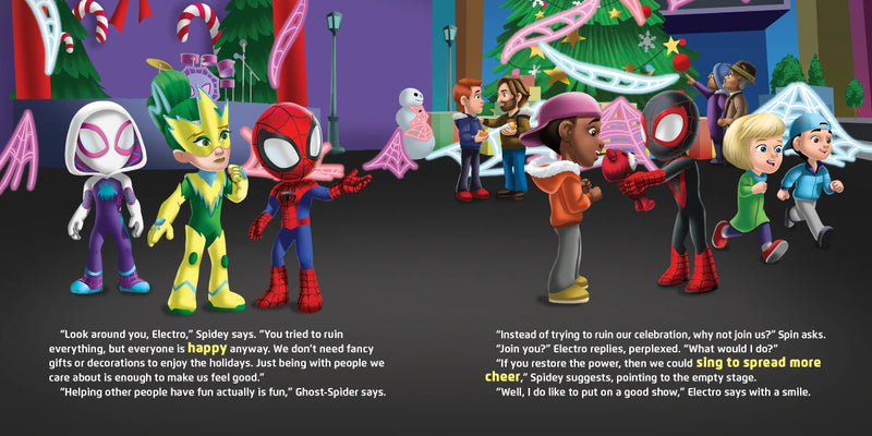 Spidey and His Amazing Friends: Merry Spidey Christmas US - Paperback / softback