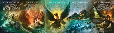 Percy Jackson and the Olympians 5 Book Paperback Boxed Set (w/poster) US - Multiple-component retail product, boxed