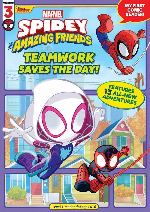 Spidey and His Amazing Friends: Teamwork Saves the Day!-Children’s / Teenage fiction: Superhero stories-買書書 BuyBookBook