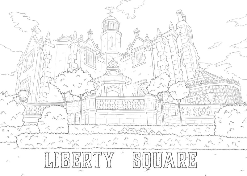 Art of Coloring: The Haunted Mansion US - Paperback / softback