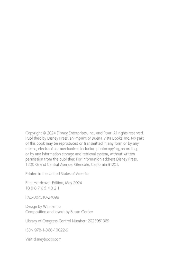 Disney/Pixar Inside Out 2: All in the Mind US - Hardback