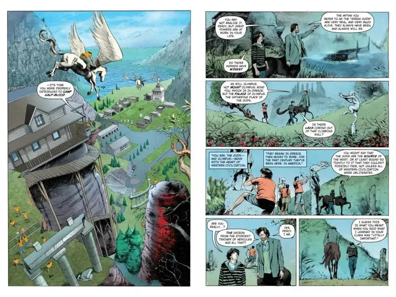 Percy Jackson and the Olympians: The Lightning Thief The Graphic Novel (paperback) US - Paperback / softback