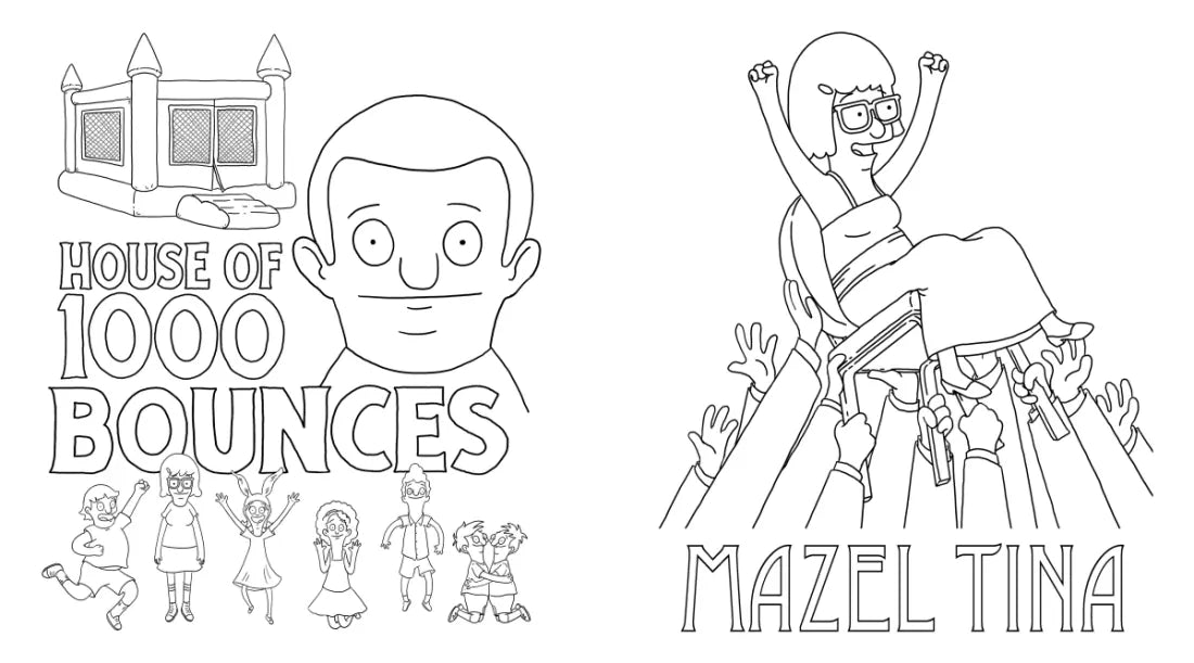 The Official Bob's Burgers Coloring Book US - Paperback / softback
