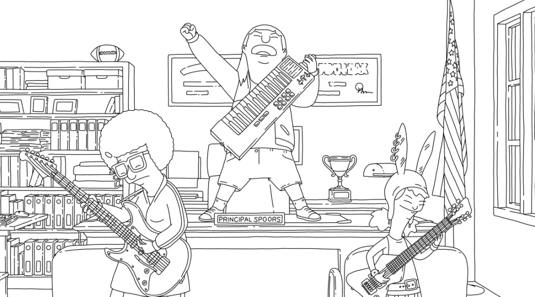 The Official Bob's Burgers Coloring Book US - Paperback / softback