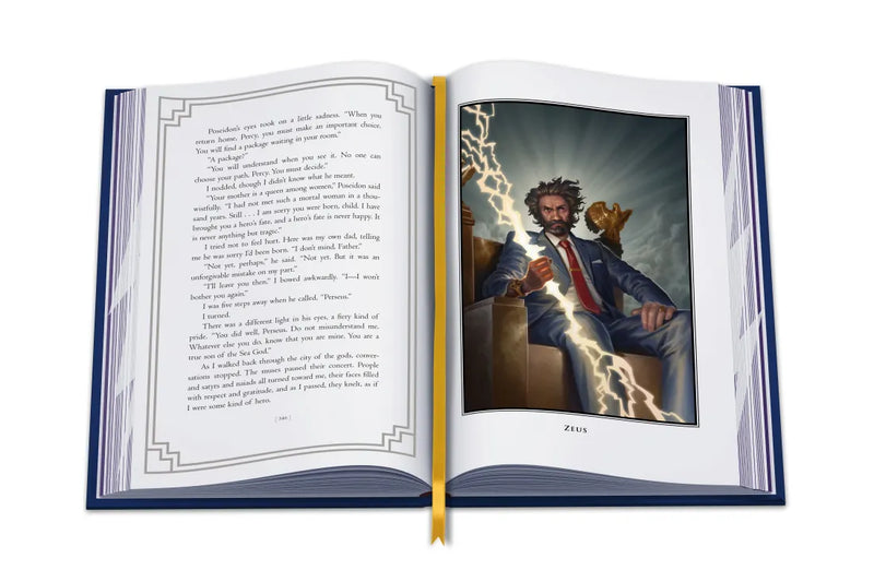 Percy Jackson and the Olympians The Lightning Thief Deluxe Collector's Edition US - Hardback