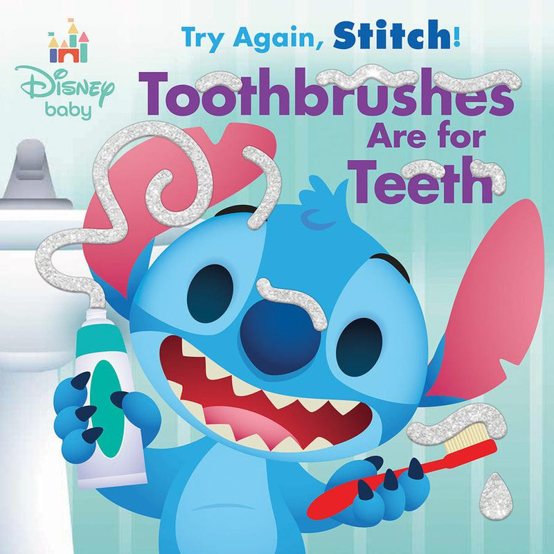 Disney Baby: Try Again, Stitch: Toothbrushes Are for Teeth!-Children’s / Teenage fiction: General and modern fiction-買書書 BuyBookBook