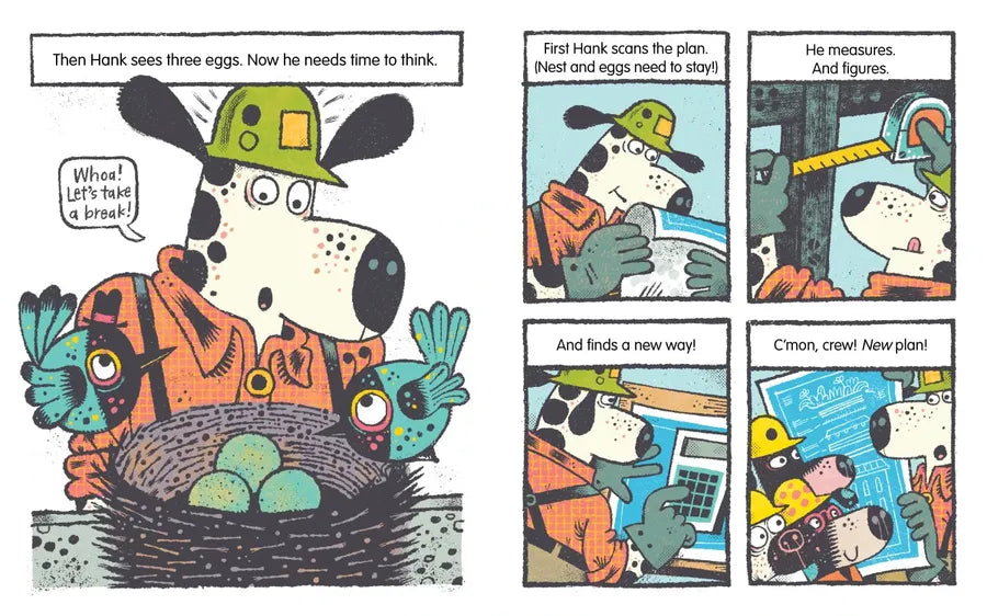 Hard Hat Hank and the Sky-High Solution US - Hardback