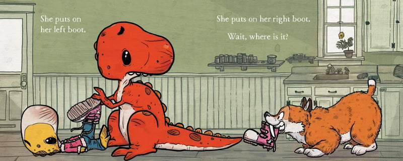 Bundle Up, Penelope Rex! US - Board book