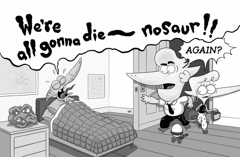 We're All Gonna Die-nosaur!: Escape of the Apes US - Hardback