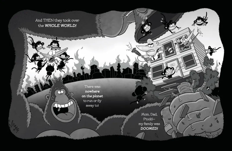 We're All Gonna Die-nosaur!: Escape of the Apes US - Hardback