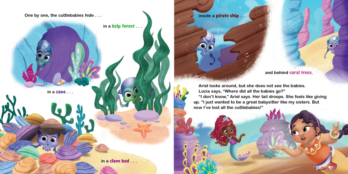 Disney Junior Ariel: Cuttlebaby Sitter US - Paperback / softback