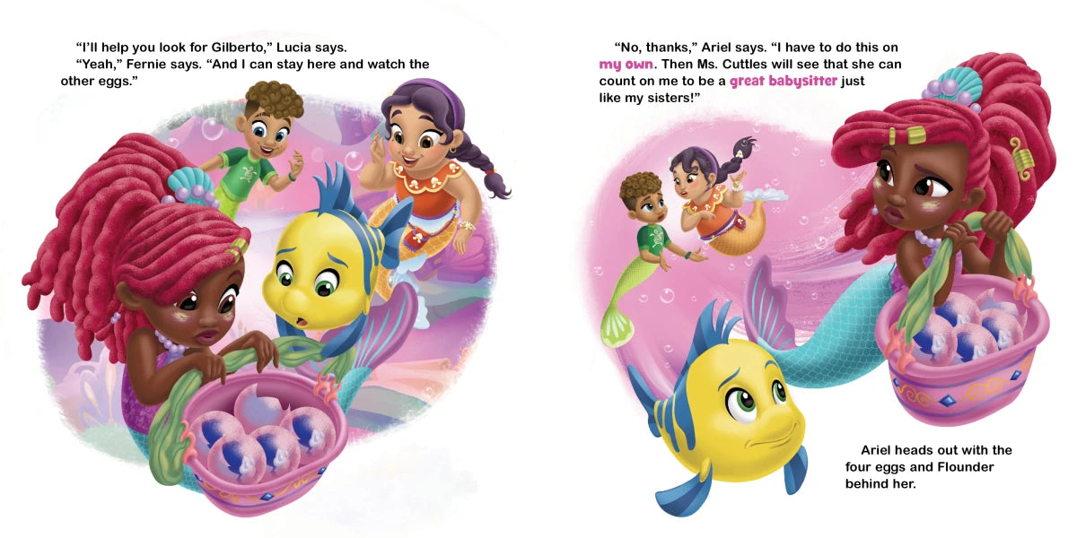 Disney Junior Ariel: Cuttlebaby Sitter US - Paperback / softback