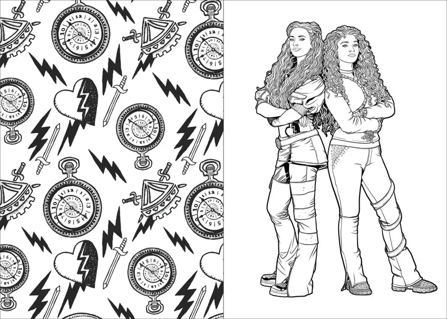 Descendants: A Wickedly Cool Coloring Book: VKs and AKs Through the Ages US - Paperback / softback