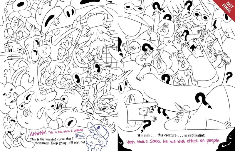 Gravity Falls: Don't Color This Book! US - Paperback / softback