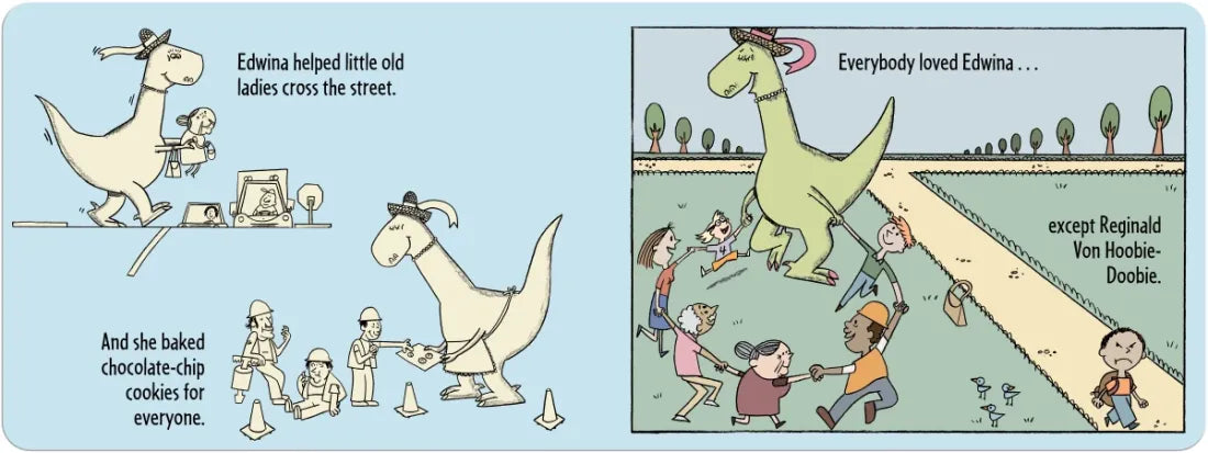 Edwina, The Dinosaur Who Didn't Know She Was Extinct (Board Book) US - Board book