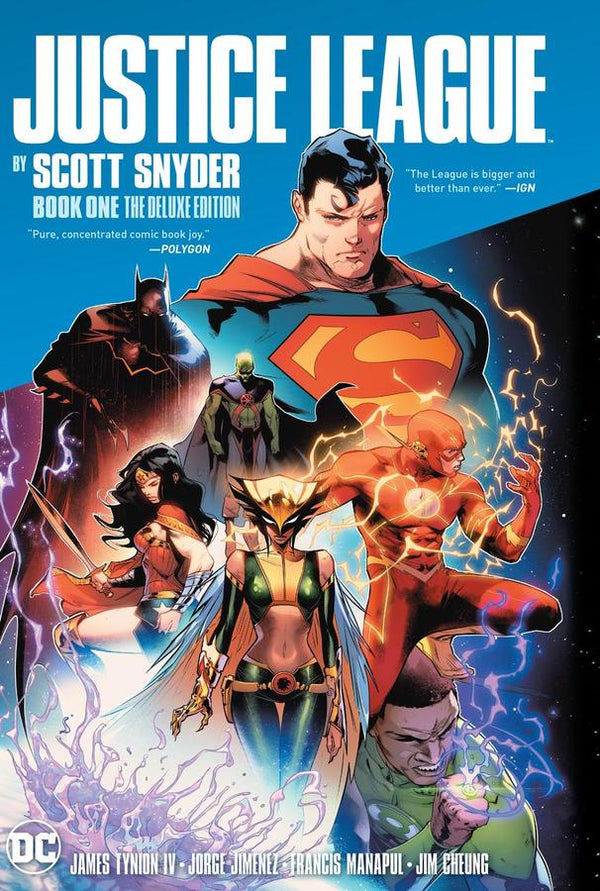 Justice League by Scott Snyder Book One Deluxe Edition-Graphic novel / Comic book / Manga: genres-買書書 BuyBookBook