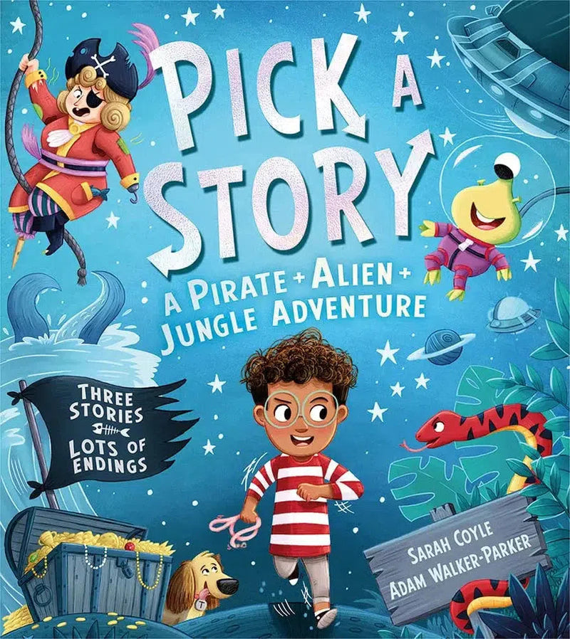 Pick a Story: A Pirate Alien Jungle Adventure (Sarah Coyle)-Fiction: 歷險科幻 Adventure & Science Fiction-買書書 BuyBookBook