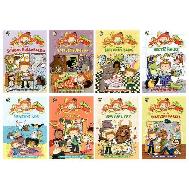 Zak Zoo 8 Books Set (Justine Smith)-Children's / Teenage fiction: Humorous stories-買書書 BuyBookBook