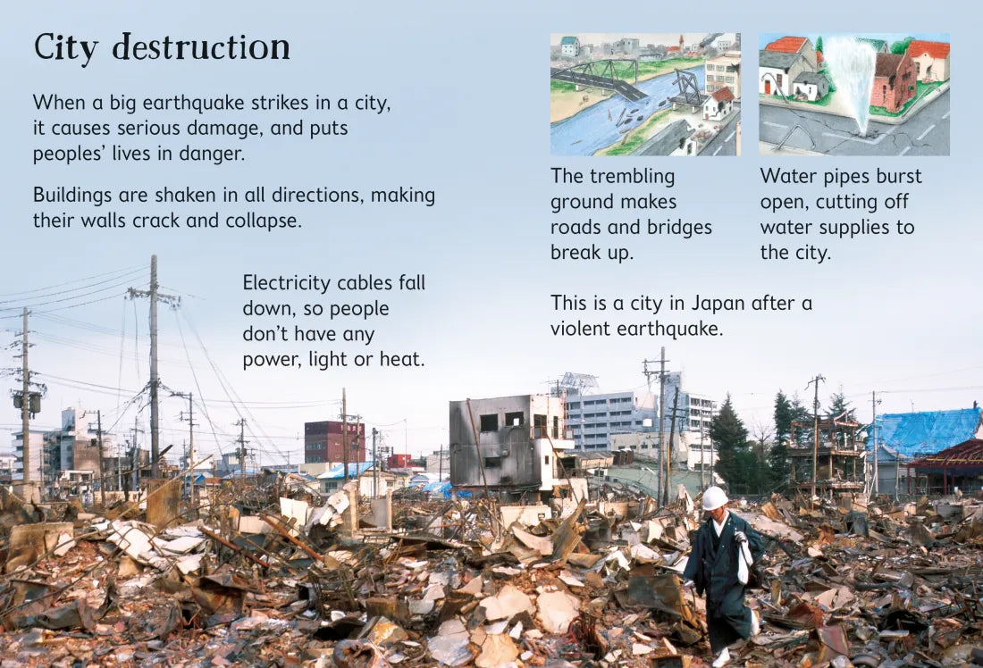 Earthquakes and Tsunamis GB - Hardback