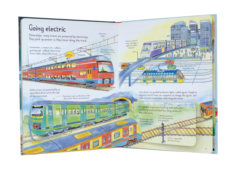 See Inside Trains GB - Board book