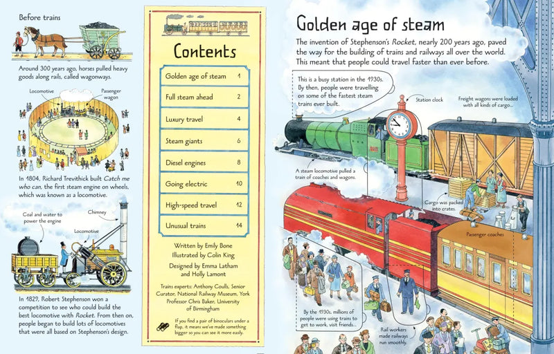 See Inside Trains GB - Board book