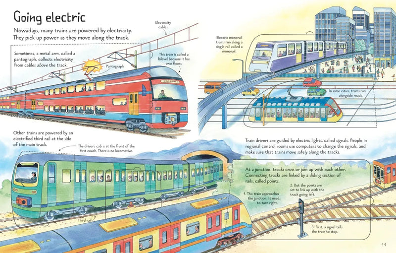 See Inside Trains GB - Board book
